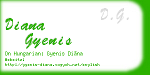 diana gyenis business card